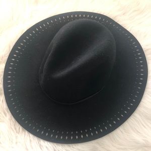 Lucky Brand Black Felt Hat